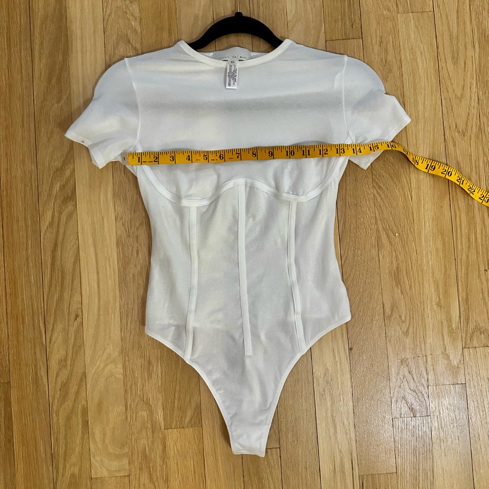Fleur du Mal Organic Cotton Corset Bodysuit - Picture 11 of 12